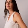 Linen Blend Sleeveless Top Linen Blend Sleeveless Top