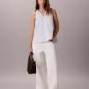 Linen Blend Sleeveless Top Linen Blend Sleeveless Top