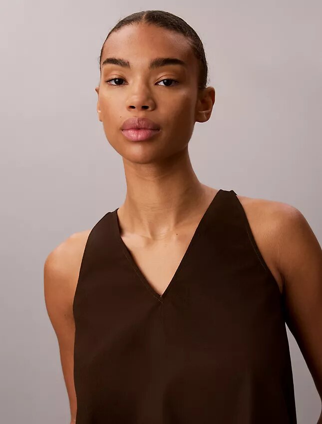Linen Blend Sleeveless Top Linen Blend Sleeveless Top