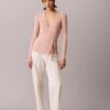 Linen Blend Wrap Sweater Linen Blend Wrap Sweater