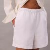 Linen Cotton Pull-On Shorts