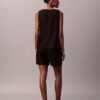 Linen Cotton Pull-On Shorts