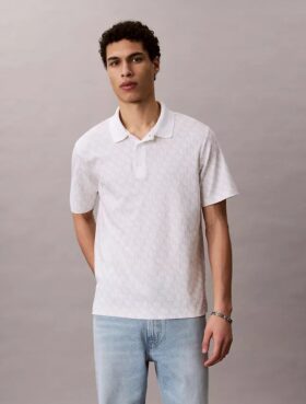 Liquid Touch Allover Print Polo Shirt