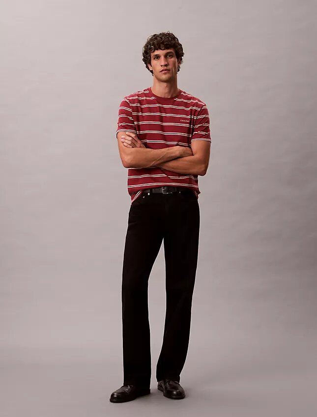 Liquid Touch Stripe Crewneck T-Shirt Liquid Touch Stripe Crewneck T-Shirt