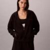Logo Cotton Jersey Full Zip Hoodie Logo Cotton Jersey Full Zip Hoodie