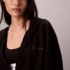 Logo Cotton Jersey Full Zip Hoodie Logo Cotton Jersey Full Zip Hoodie
