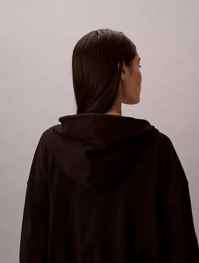 Logo Cotton Jersey Full Zip Hoodie Logo Cotton Jersey Full Zip Hoodie