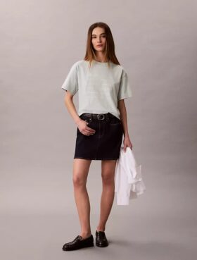 Logo Font Graphic Boxy T-Shirt
