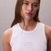 Logo Graphic Rib Tank Top