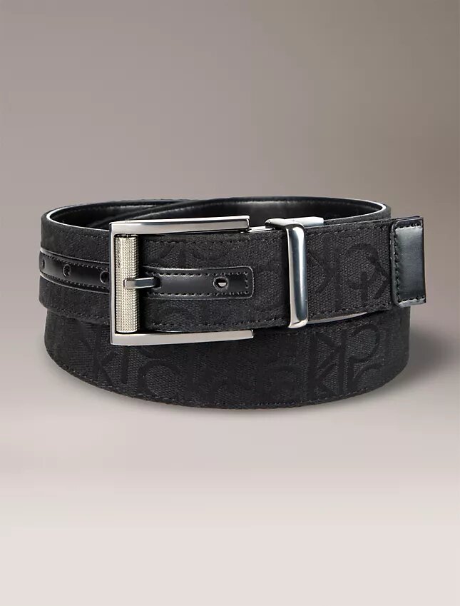 Logo Jacquard Reversible Belt Logo Jacquard Reversible Belt