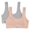 Logo Rib 2-Pack Bralette