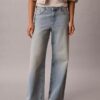 Low Rise Baggy Logo Jeans