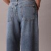 Low Rise Belted Baggy Jeans