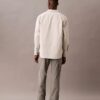 Lyocell Blend Garment Washed Straight Leg Cargo Pants