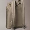 Matte Nylon Drawstring Backpack