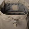 Matte Nylon Drawstring Backpack