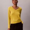 Merino Wool V-Neck Sweater