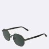 Metal Modified Rectangle Sunglasses Metal Modified Rectangle Sunglasses