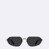 Metal Slim Modified Rectangle Sunglasses Metal Slim Modified Rectangle Sunglasses