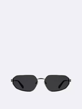 Metal Slim Modified Rectangle Sunglasses