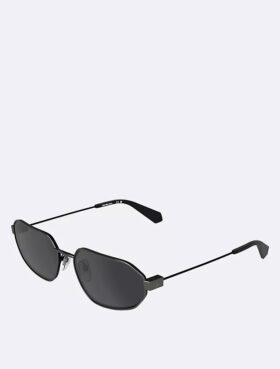 Metal Slim Modified Rectangle Sunglasses