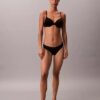 Microfiber Stretch with Lace Thong