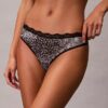 Microfiber Stretch with Lace Thong