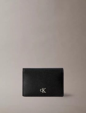 Minimal Monogram Flap Card Case Minimal Monogram Flap Card Case