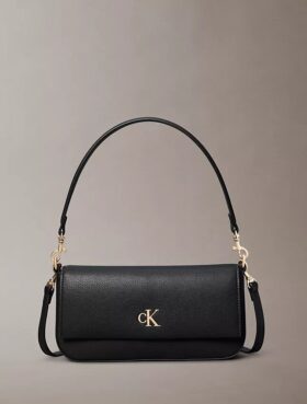 Minimal Monogram Shoulder Bag