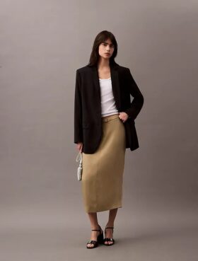 Modern Soft Pencil Skirt