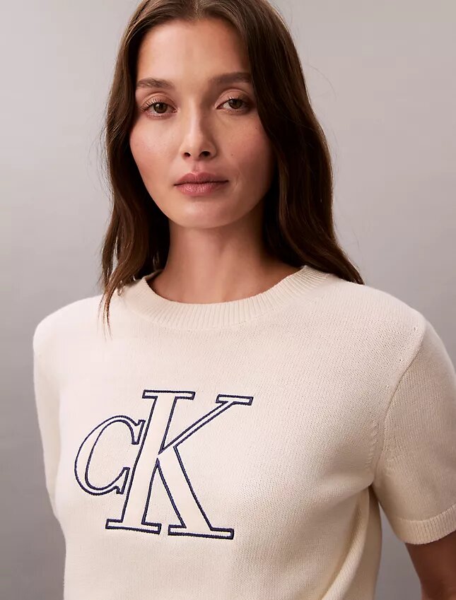 Monogram Cropped Sweater Monogram Cropped Sweater