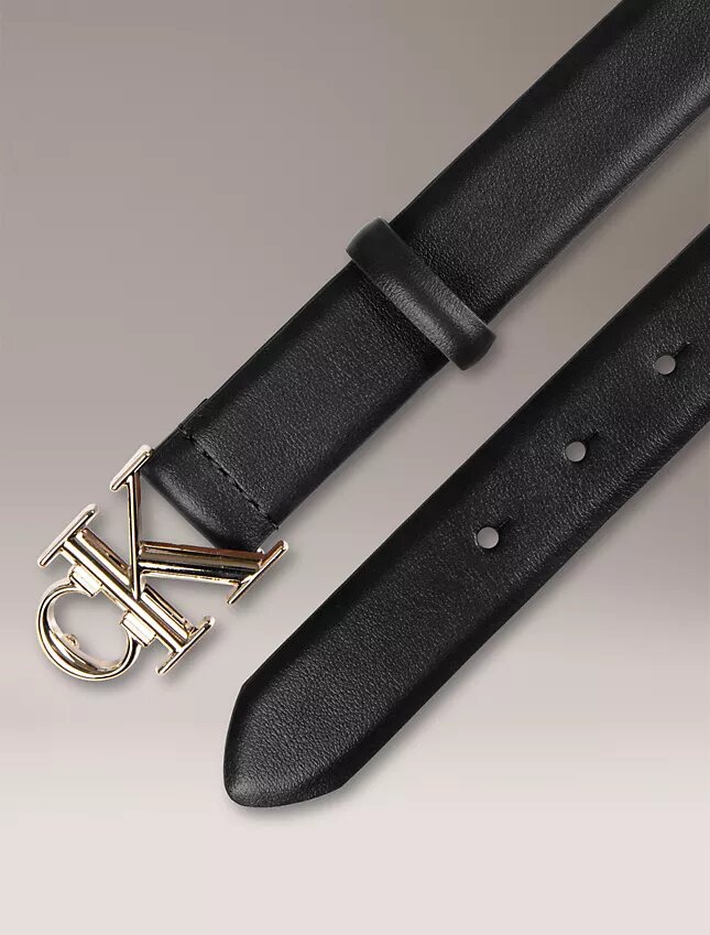 Monogram Logo Plaque Belt Monogram Logo Plaque Belt