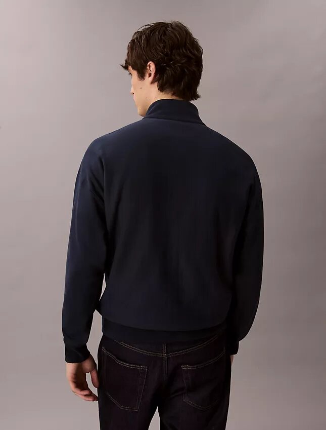 Monologo Premium Terry Quarter Zip Sweatshirt Monologo Premium Terry Quarter Zip Sweatshirt