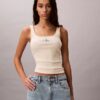 Monologo Stripe Rib Tank Top