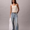 Monologo Stripe Rib Tank Top