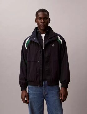 Nylon Colorblock Track Jacket Nylon Colorblock Track Jacket