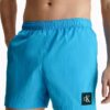 Nylon Drawstring Waist Swim Shorts