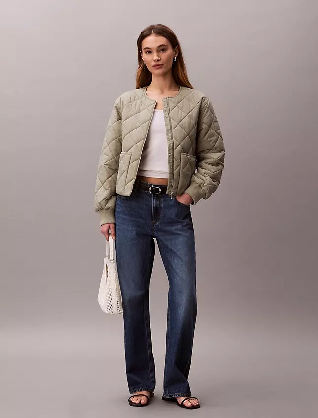Nylon Quilted Jacket Nylon Quilted Jacket