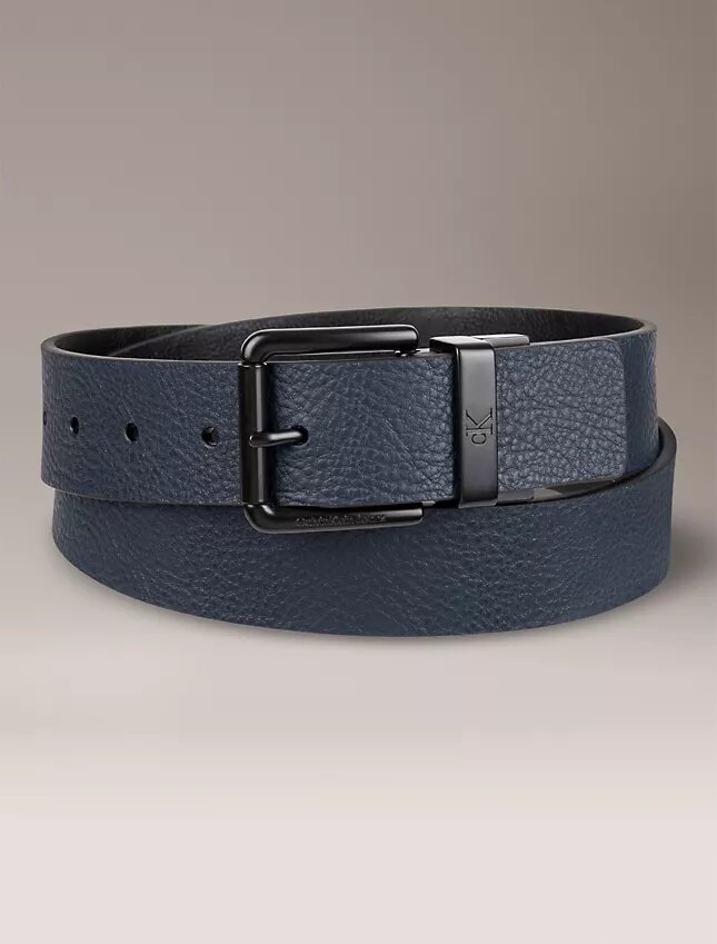 Pebbled Leather Reversible Belt Pebbled Leather Reversible Belt