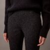 Ponte Herringbone Print Skinny Fit Pants