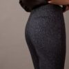Ponte Herringbone Print Skinny Fit Pants
