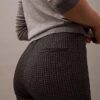Ponte Houndstooth Print Skinny Pants