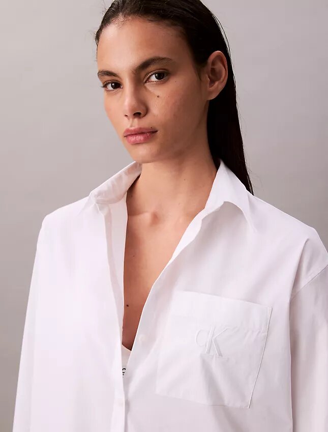 Poplin Relaxed Button-Down Shirt Poplin Relaxed Button-Down Shirt