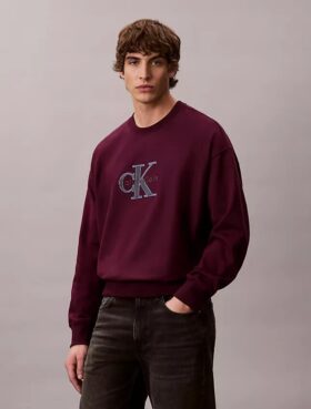 Premium Terry Monologo Relaxed Sweatshirt Premium Terry Monologo Relaxed Sweatshirt
