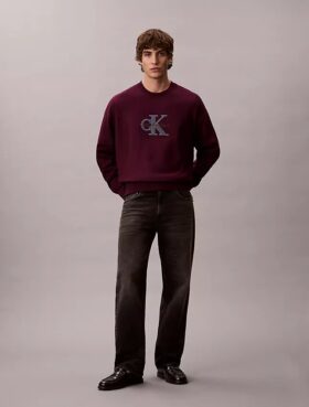 Premium Terry Monologo Relaxed Sweatshirt Premium Terry Monologo Relaxed Sweatshirt