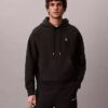 Premium Terry Relaxed Monogram Fleece Hoodie Premium Terry Relaxed Monogram Fleece Hoodie