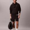 Premium Terry Relaxed Monogram Fleece Hoodie Premium Terry Relaxed Monogram Fleece Hoodie