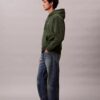 Premium Terry Relaxed Monogram Fleece Hoodie Premium Terry Relaxed Monogram Fleece Hoodie