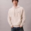 Premium Terry Relaxed Monogram Fleece Hoodie Premium Terry Relaxed Monogram Fleece Hoodie
