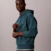 Premium Terry Relaxed Monogram Fleece Hoodie Premium Terry Relaxed Monogram Fleece Hoodie